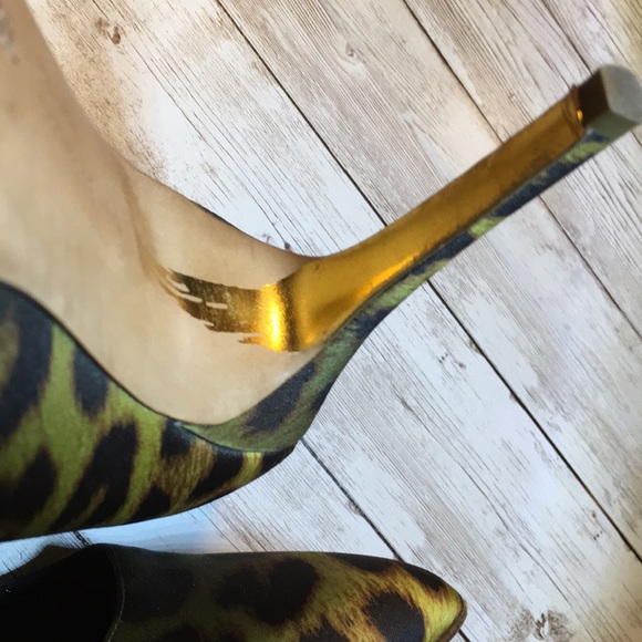 Rupert Sanderson shoes leopard print heels size 39 - Picture 4 of 16